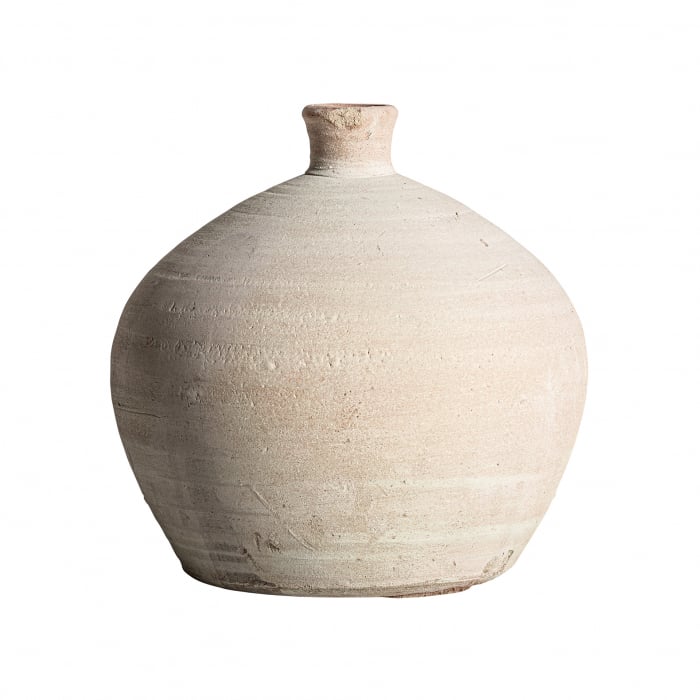Vaza compacta argila crem | Decoratiuni clasice elegante [1]
