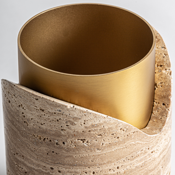 Vaza Art Deco bronz maro si auriu|Vaze decorative elegante [2]