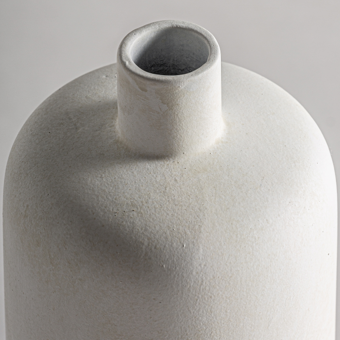 Vaza Art Deco ceramica alba|Vaze decorative inalte [2]