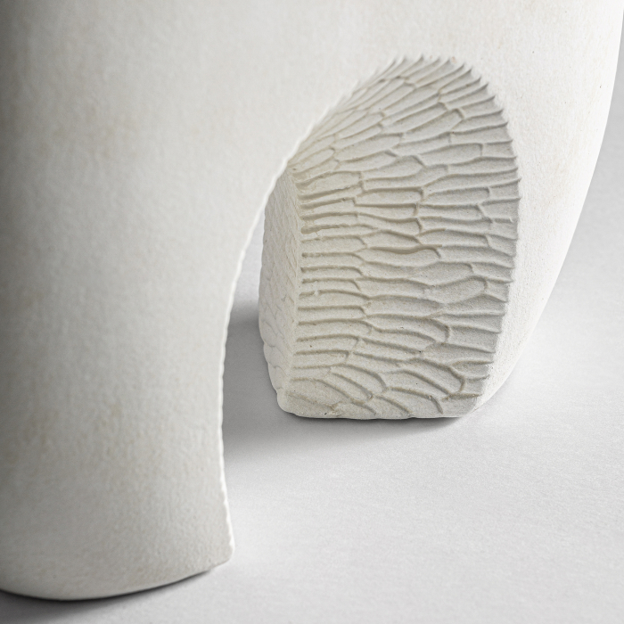 Vaza Art Deco ceramica alba|Vaze decorative compacte [2]