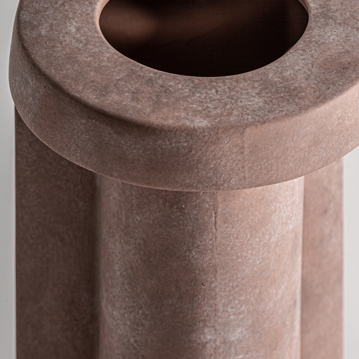 Vaza Art Deco ceramica maro compacta|Vaze decorative elegante [2]