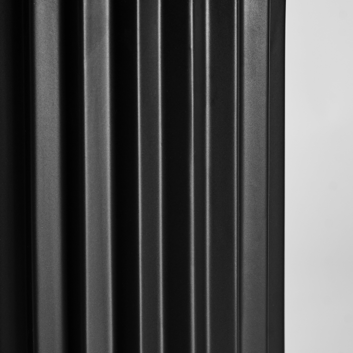 Vaza plisata Art Deco ceramica neagra|Vaze decorative elegante [3]