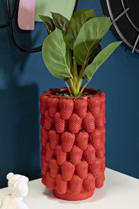 Vaza vesela in forma de capsuni - CreativDeco [6]