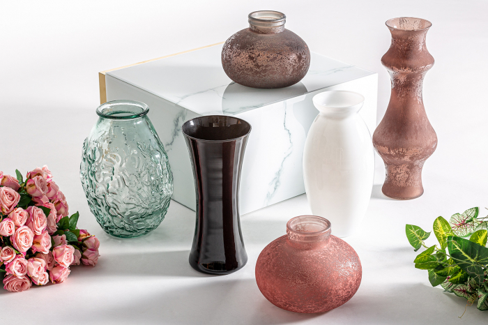 Vaza cristal alb Art Deco|Vaze decorative rafinate [3]