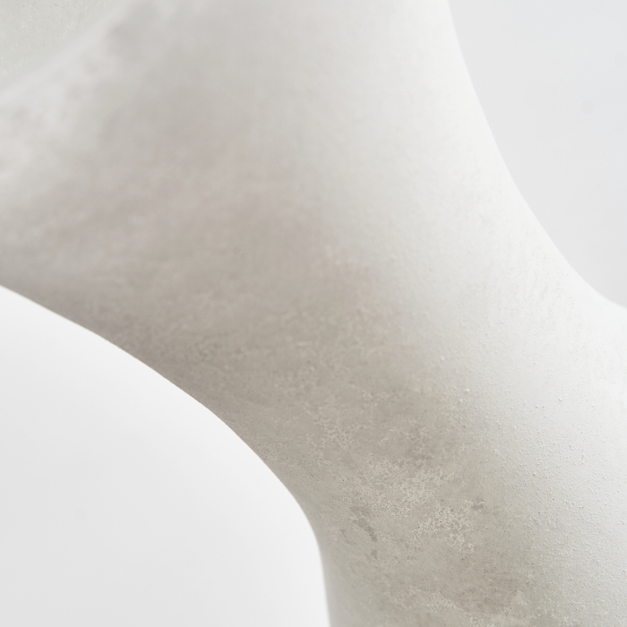 Vaza vintage sticla alba inalta|Vaze decorative statement [3]