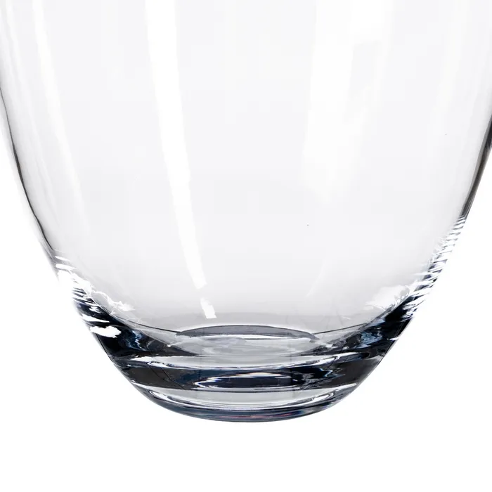 Vază din sticlă transparentă cu formă geometrică [5]