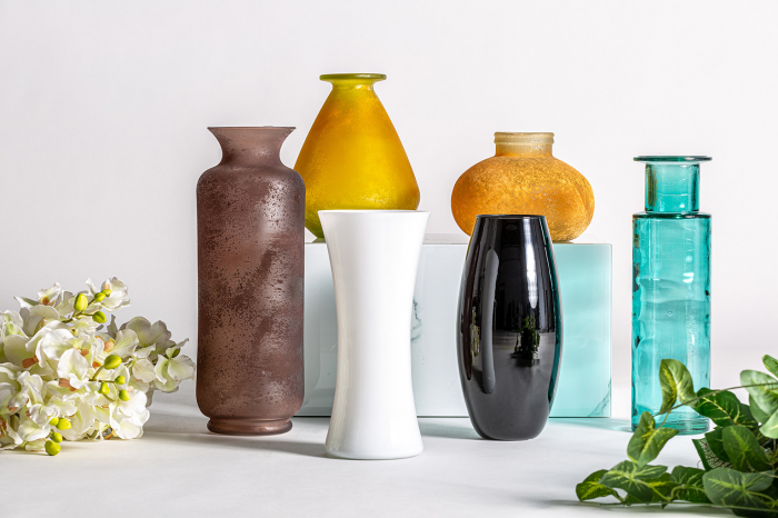 Vaza cristal turcoaz contemporana|Vaze decorative [3]