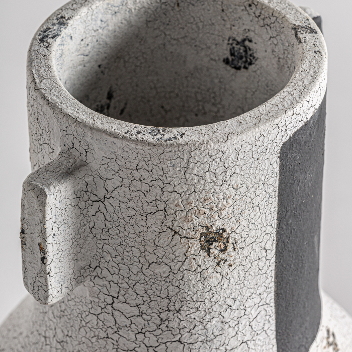 Vaza contemporana inalta teracota alb negru|Vaze decorative moderne [2]