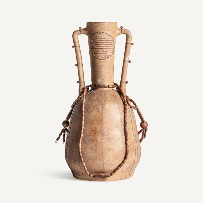 Vaza inalta supla teracota|Vaze decorative elegante [1]