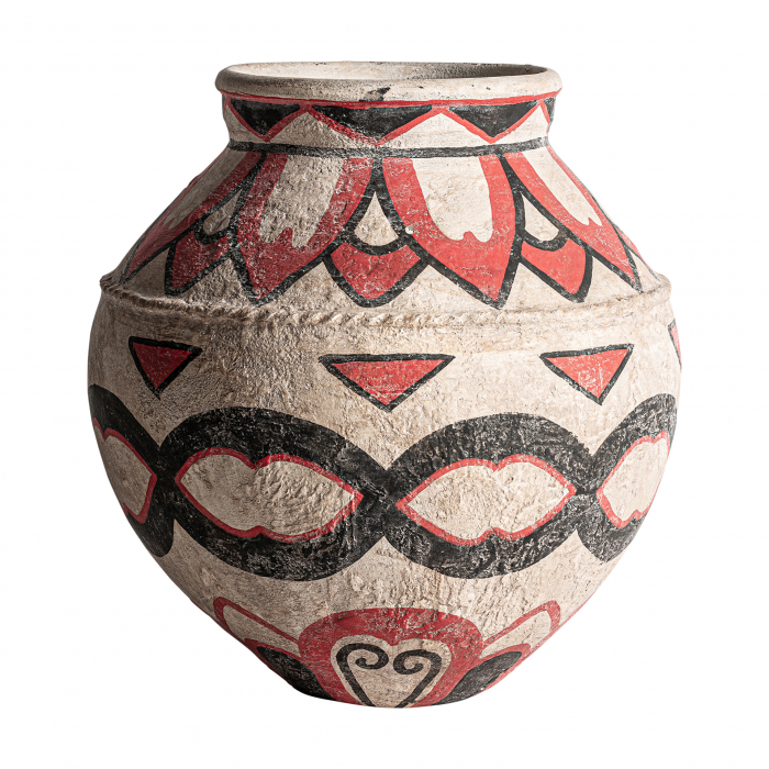 Vaza etnica teracota multicolora|Vaze decorative colorate [2]