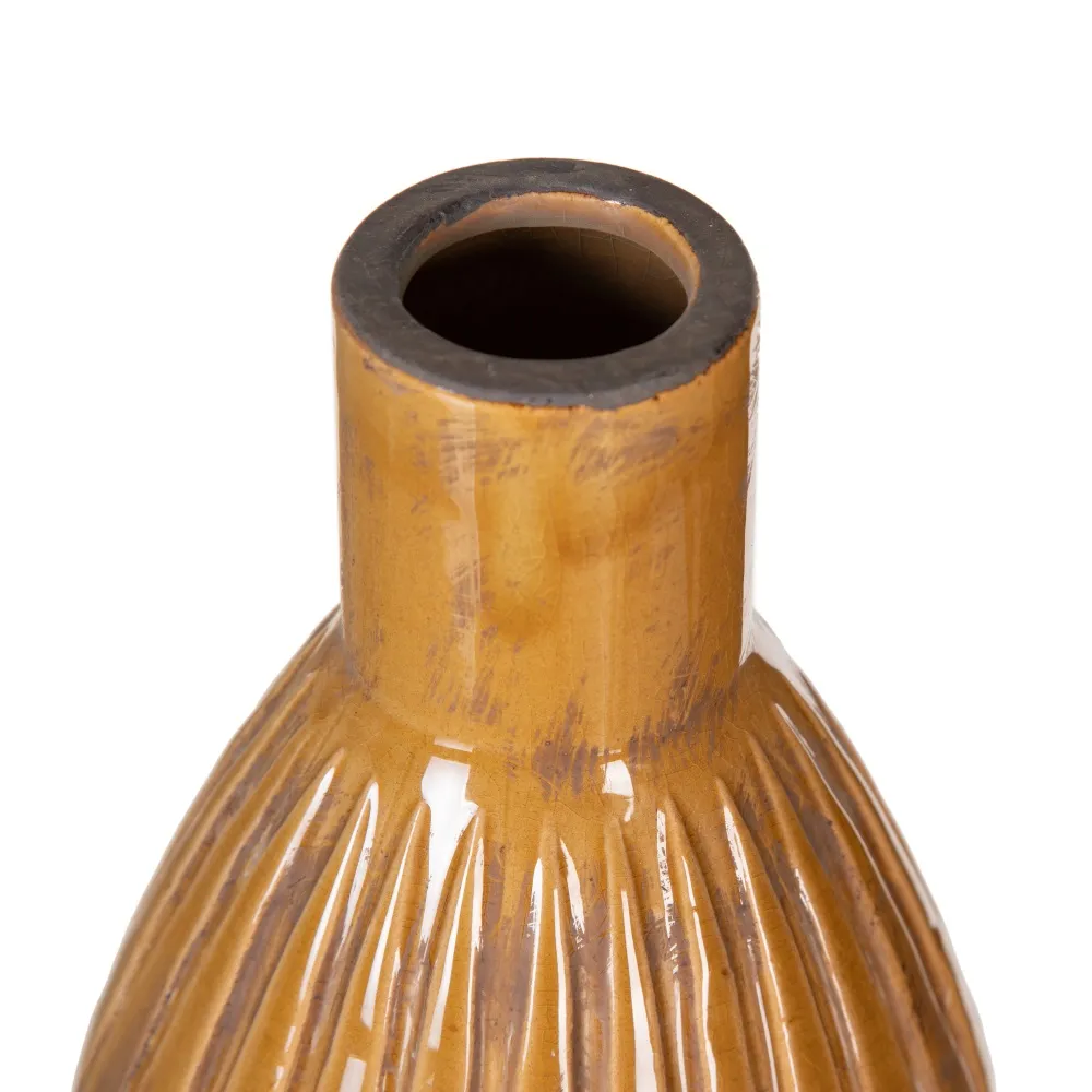 Vaza Etnica din Ceramica Mustar - CreativDeco.ro [5]