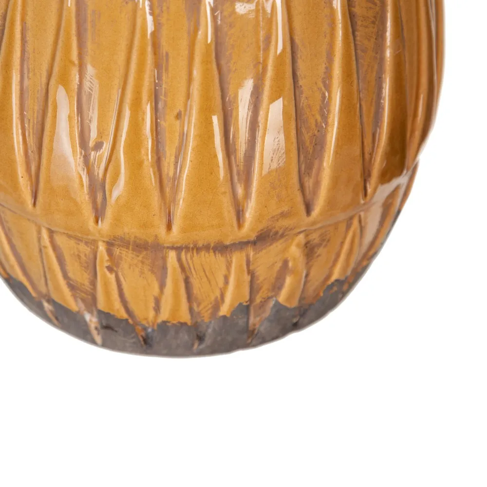 Vaza Etnica din Ceramica Mustar - CreativDeco.ro [3]