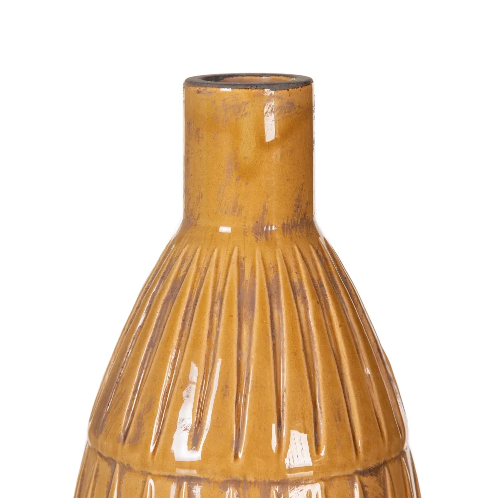 Vaza Etnica din Ceramica Mustar - CreativDeco.ro [4]