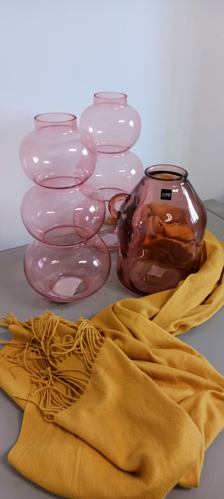 Vaza Globes, sticla roz, creativdeco.ro [11]