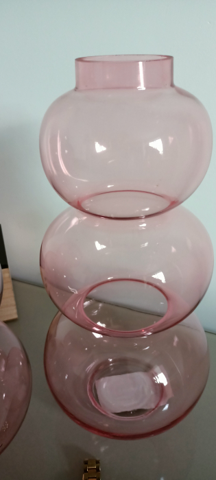 Vaza Globes, sticla roz, creativdeco.ro [8]