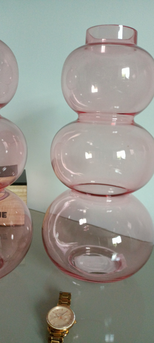 Vaza Globes, sticla roz, creativdeco.ro [7]