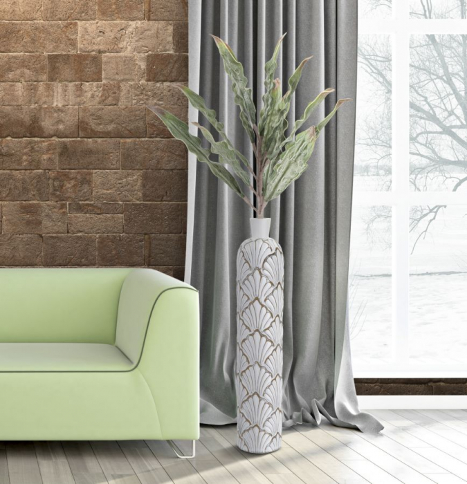 Vaza eleganta detalii florale CreativDeco [2]