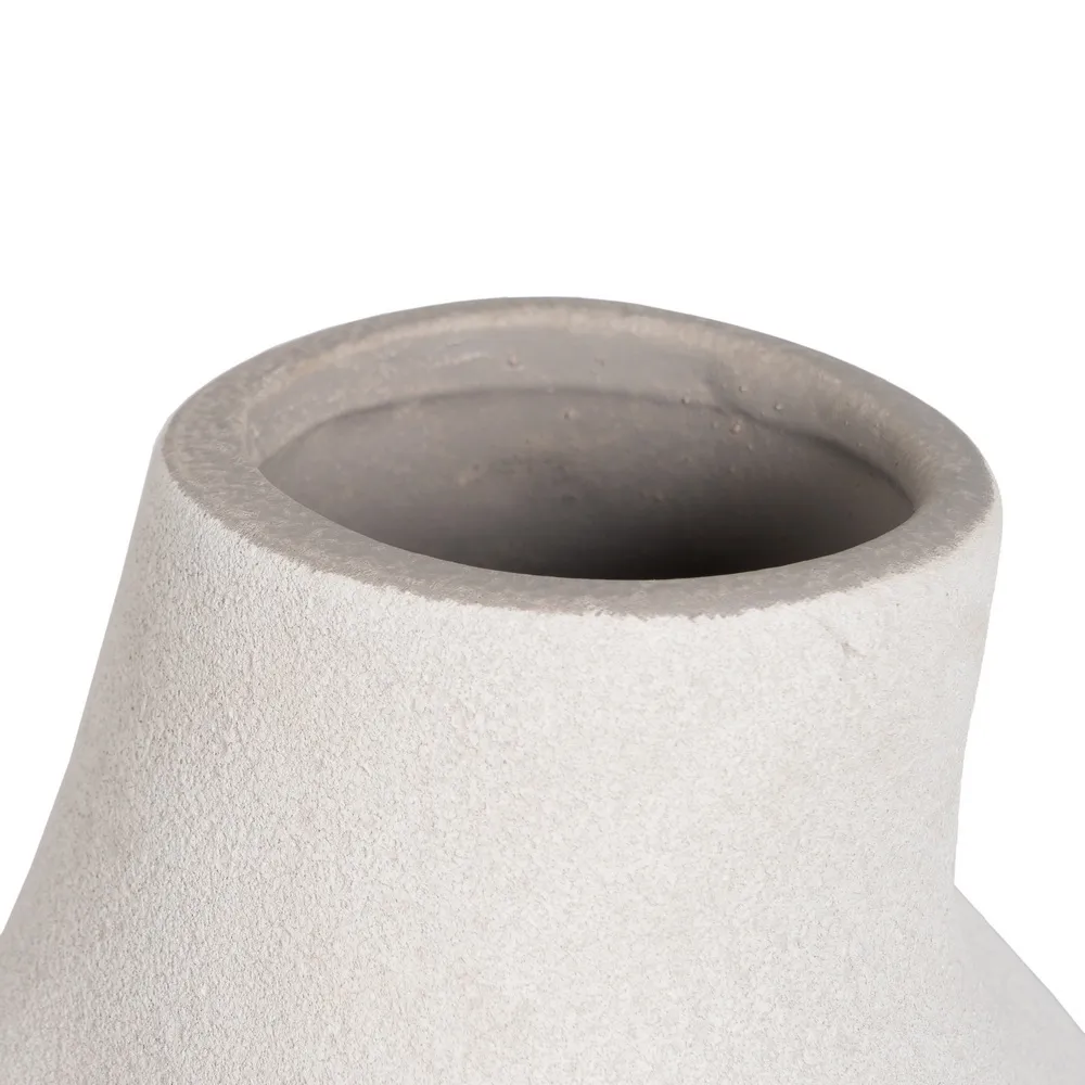 Vaza Inalta Pitcher, Ceramica Alba - CreativDeco.ro [2]