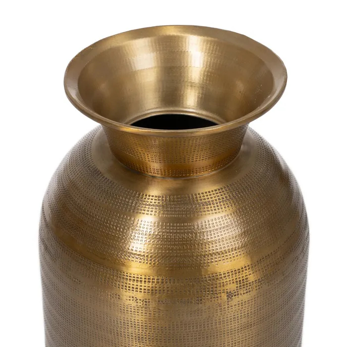 Vaza inalta aurie cilindrica | Obiecte decorative statement [3]