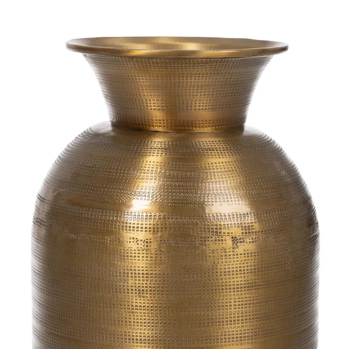 Vaza inalta aurie cilindrica | Obiecte decorative statement [4]