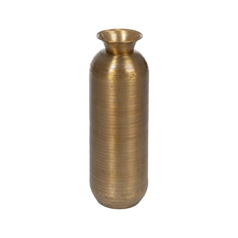 Vaza inalta aurie cilindrica | Obiecte decorative statement [1]