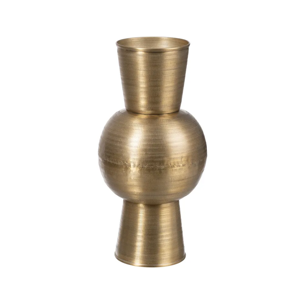 Vaza aurie cu model in relief | Decoratiuni moderne [1]