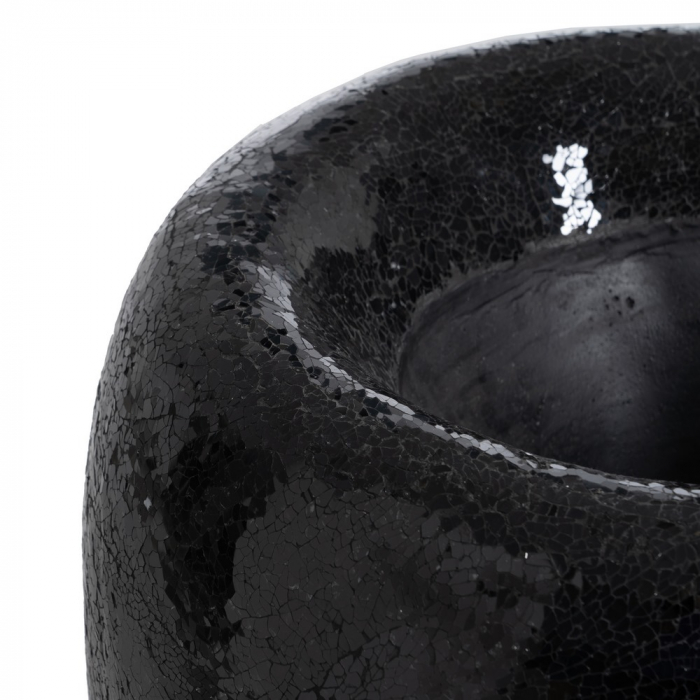 Vaza decorativa neagra CreativDeco - Decor industrial si minimalist de impact [4]