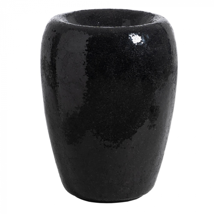 Vaza decorativa neagra CreativDeco - Decor industrial si minimalist de impact [3]