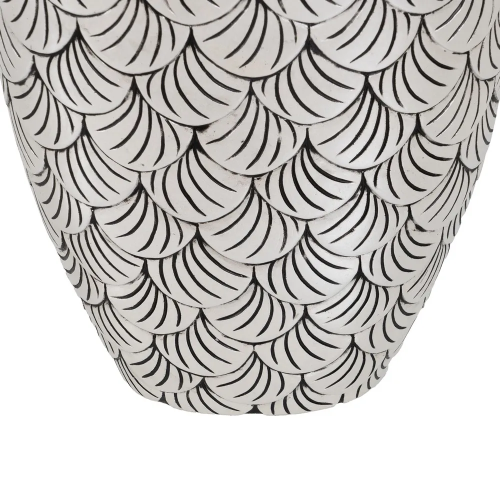 Vaza podea inalta Black White, rasina [4]