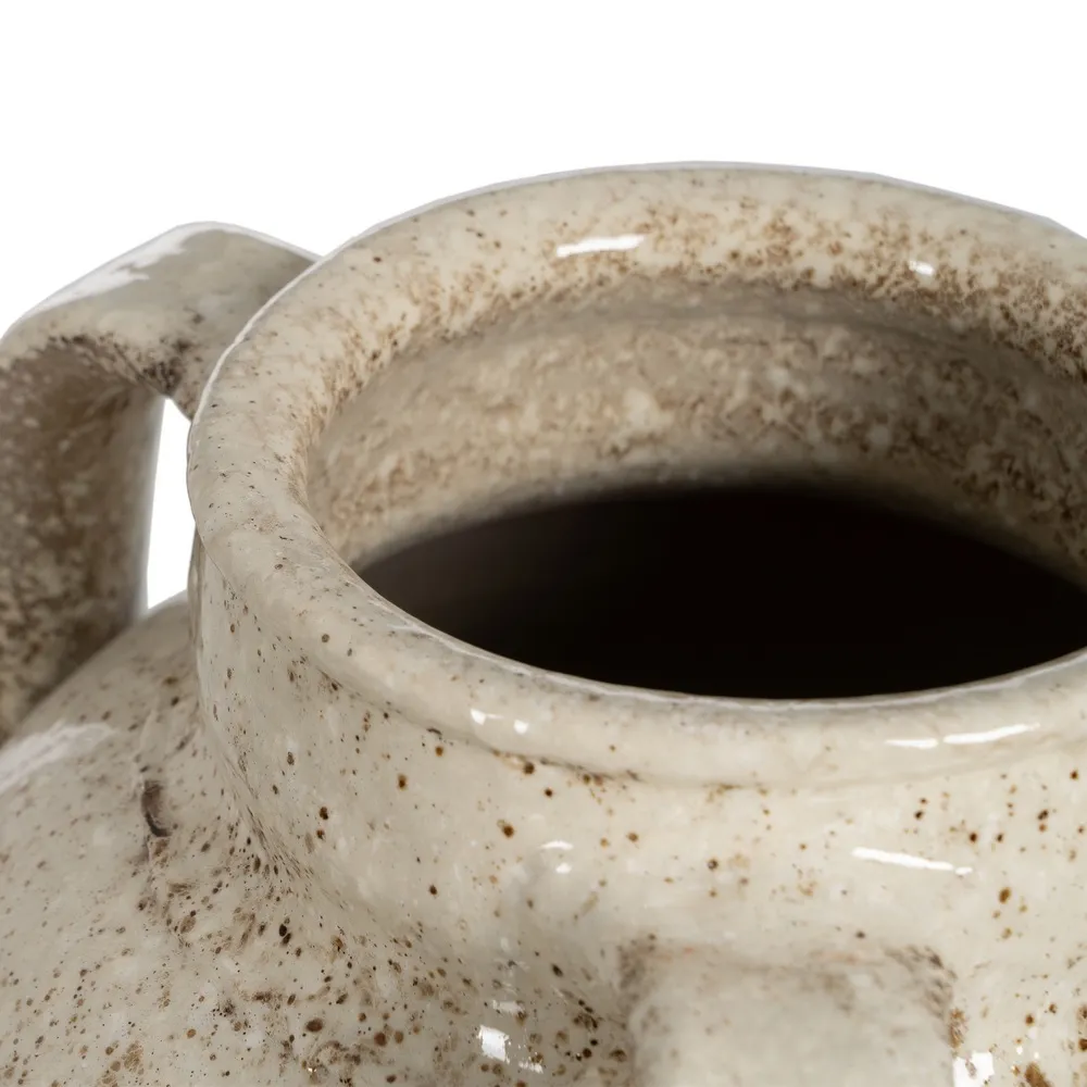 Vaza tip Amfora, Ceramica Bej - CreativDeco.ro [3]