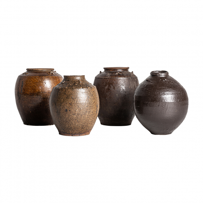 Vaza unicat coloniala ceramica maro rotunda|Vaze decorative elegante [2]