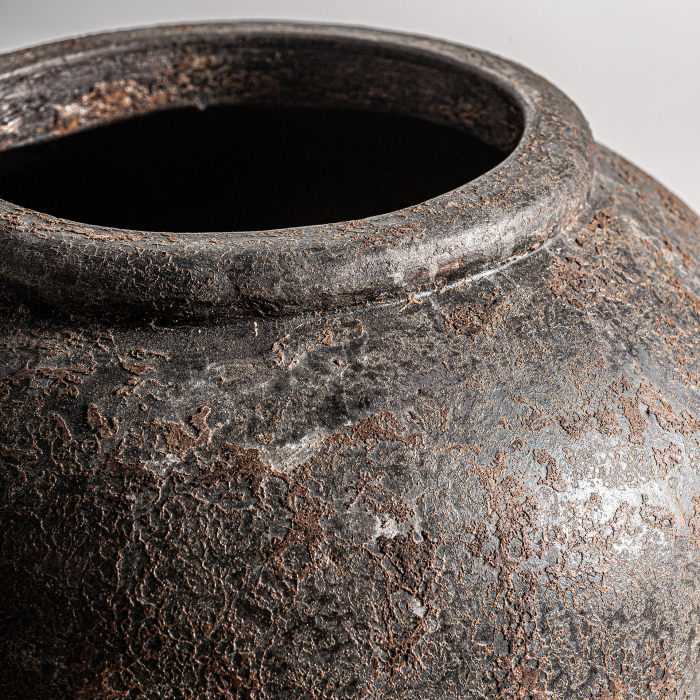 Vaza unicat vintage Bloned ceramica maro cubica|Vaze decorative versatile [2]