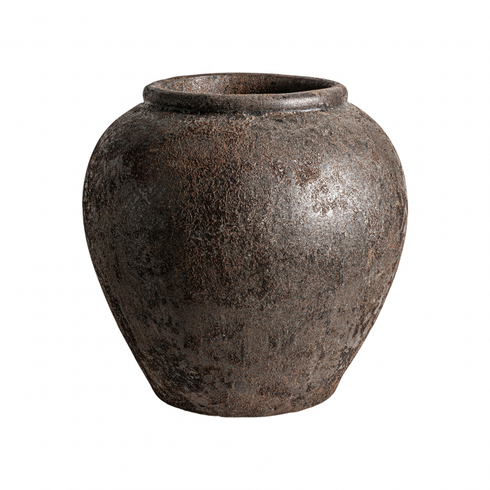 Vaza unicat vintage Bloned ceramica maro|Vaze decorative autentice [1]