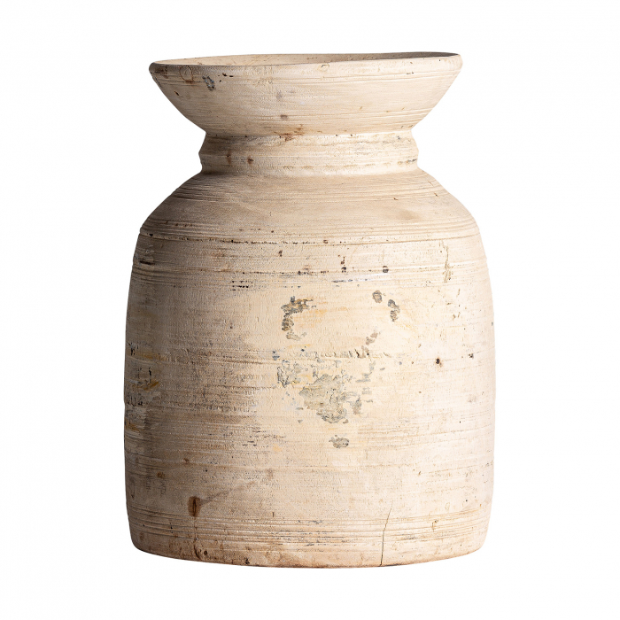 Vaza etnica lemn suar rotunda|Vaze decorative [2]
