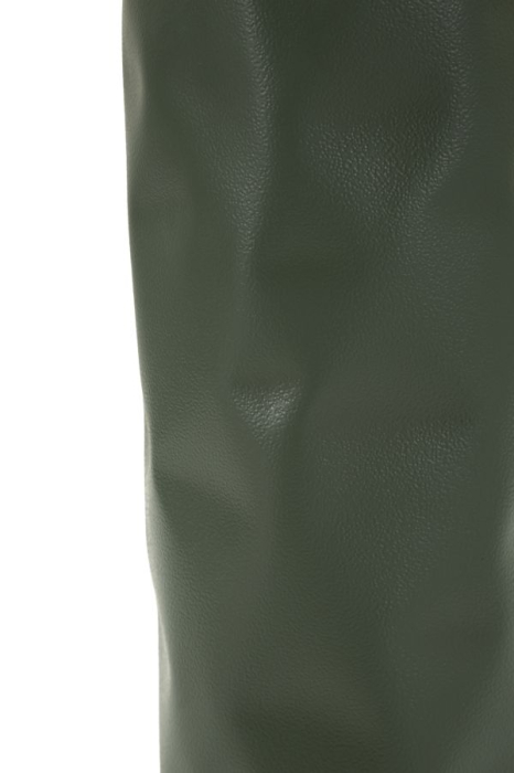 Vază verde deschis din fier cu suprafață texturată neregulată, 30 cm [4]