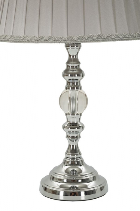 Lampa de masa argintie | Decor sofisticat | CreativDeco [3]