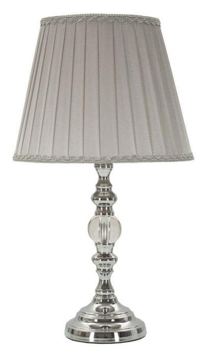 Lampa de masa argintie | Decor sofisticat | CreativDeco [1]