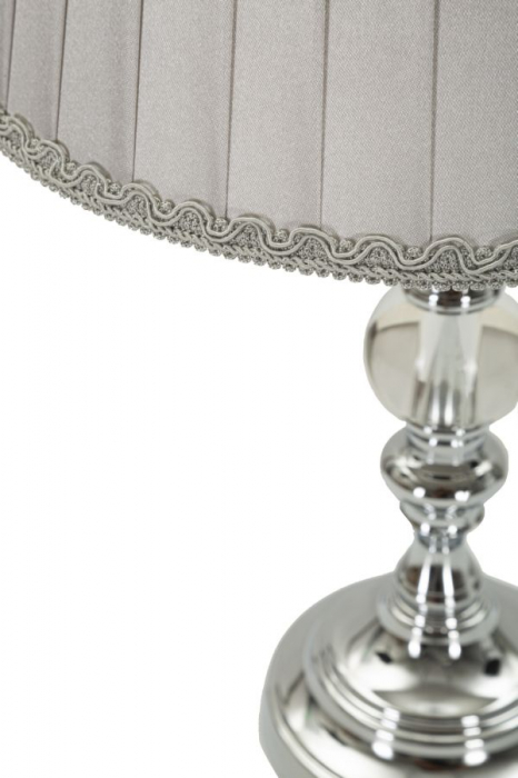 Lampa de masa argintie | Decor sofisticat | CreativDeco [6]