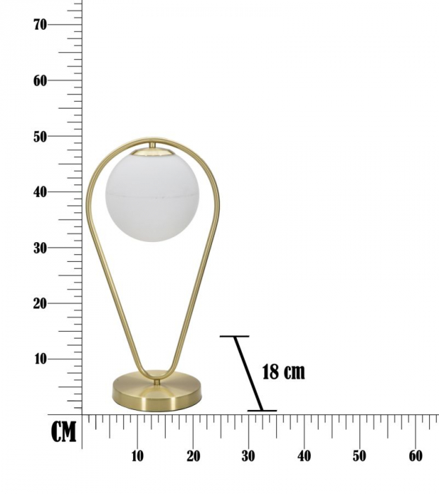 Veioza Glamy Drop | Lampa de masa stil Glam CreativDeco [7]