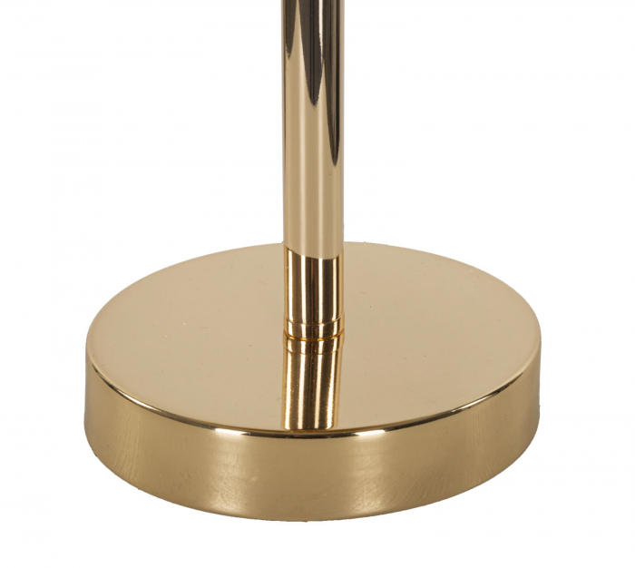 Lampa de masa cu pene maro design glamour | CreativDeco [3]