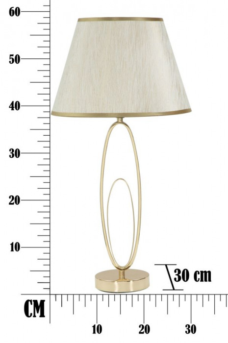 Lampa de masa eleganta cu accente aurii CreativDeco [7]