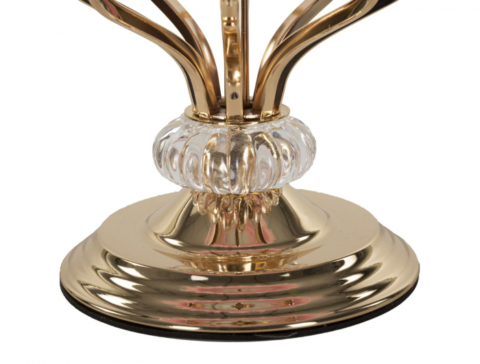 Veioza aurie pene roz | Lampa de masa romantica CreativDeco [4]