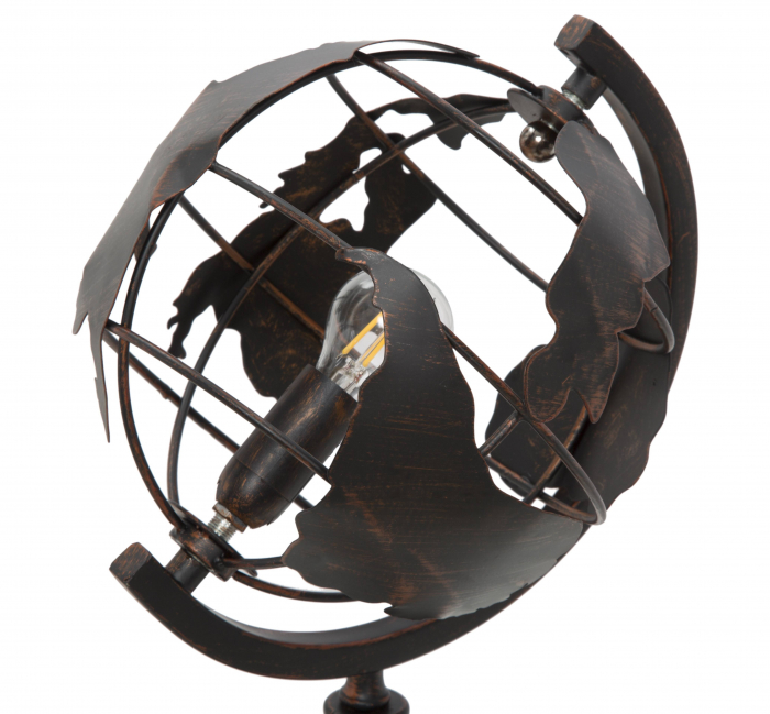 Veioza birou World, metal maro [5]