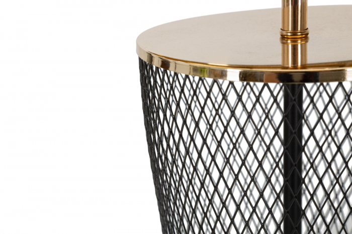 Veioza Chaine, metal/textil, negru/auriu, Mauro Ferretti [4]