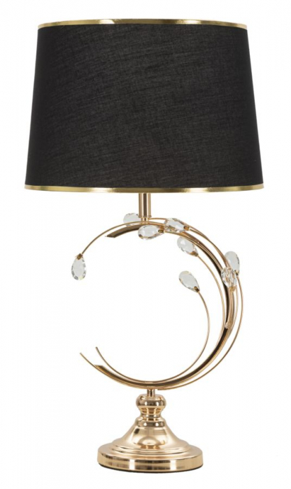 Lampa de Masa cu Cristale CreativDeco - Veioza de Lux Sofisticata [1]