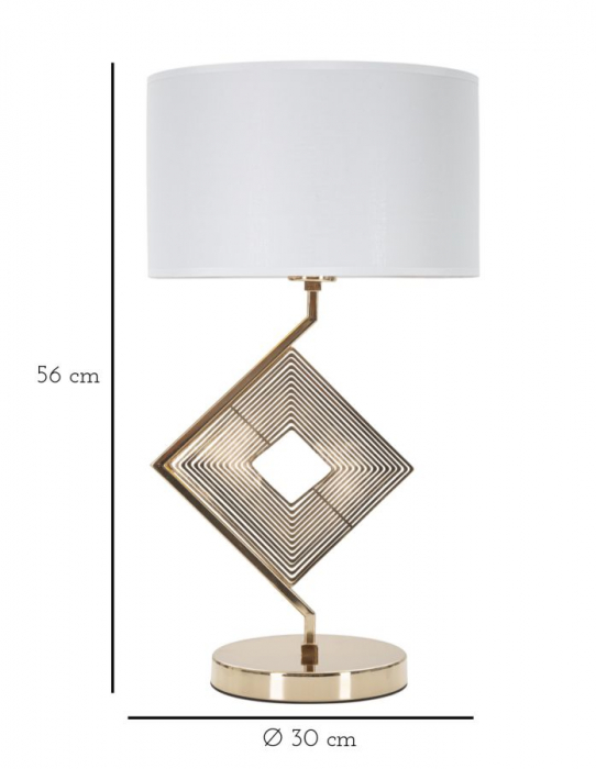 Veioza de Birou Move, Auriu Alb - CreativDeco.ro [3]