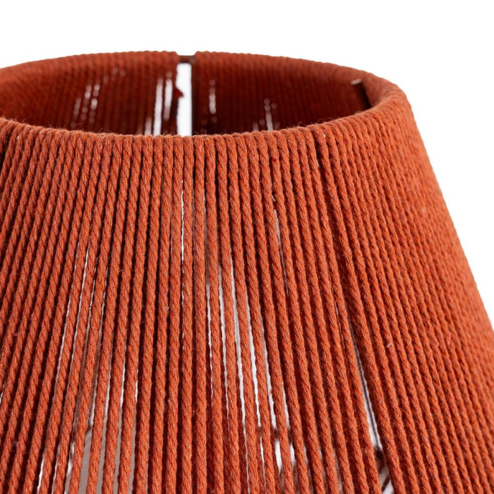 Veioză de masă din sfoară de hârtie teracotă și metal – fotografie produs principal [2]