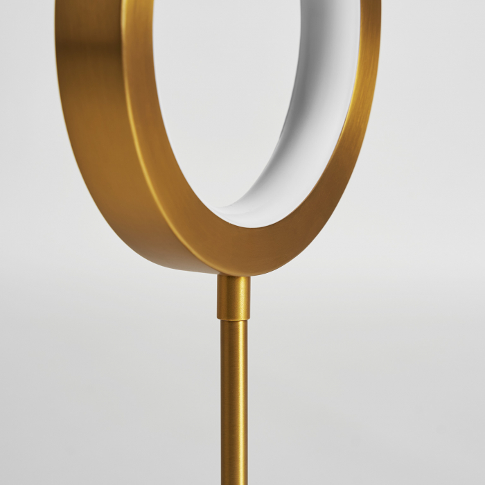 Veioza Art Deco din alama aurie - Eleganta geometrica [2]