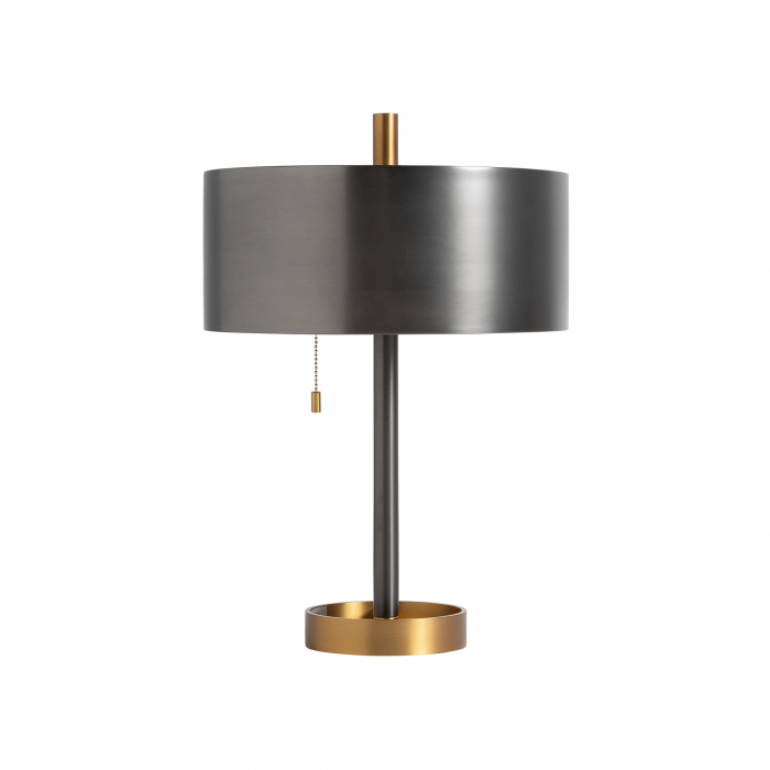 Veioza Art Deco bronz gri si auriu|Lampi de masa moderne [1]