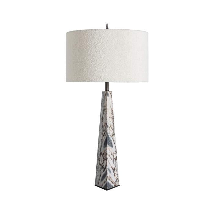 Veioza Art Deco bronz gri si crem|Lampi de masa elegante [1]